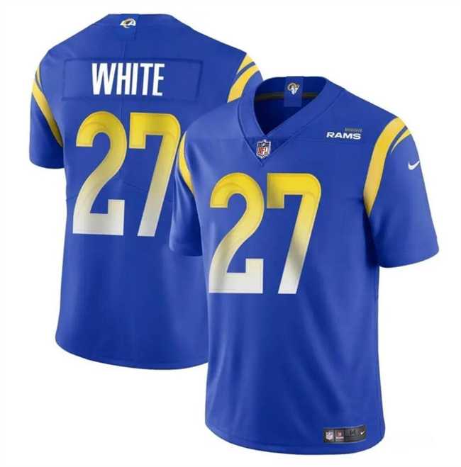 Men & Women & Youth Los Angeles Rams #27 Tre%27Davious White Blue Vapor Untouchable Football Stitched Jersey->los angeles rams->NFL Jersey